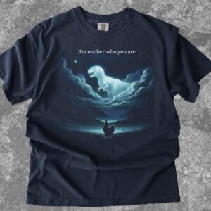 Remember Who You Are Shirt, Funny Evolution Joke Meme shirt, Chicken Dinosaur Tee
