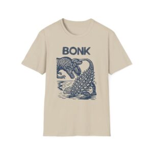 Late Cretaceous Ankylosaurus Bonk T-Shirt, Funny Dinosaur Prehistoric Tee, Tail Club