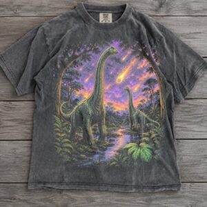 Retro Brachiosaurus Dinosaur 90s Style Graphic Shirt, Dinosaur Graphic Y2k Grunge Tee, Aesthetic Streetwear Unisex