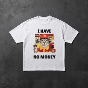 Funny Cat Meme Shirt, Funny Cat Tee, I Have No Money Shirt, Meme T-Shirt, Viral Meme Shirt, Funny Gift, Cat Lover Tee