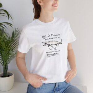 Mosasaurus Illustration Tee | Funny Dinosaur Science Shirt