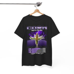 Corn Nutrition T-Shirt, Funny Corn Lover Tee, Healthy Food Graphic Shirt, Retro Gamer Vegetable Tee, Farmer Gift, Corn Shirt