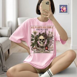 Plant Lady Shirt, Botanical Graphic Tee, Gardening T-Shirt, Nature Lover Gift, Aesthetic Summer Top